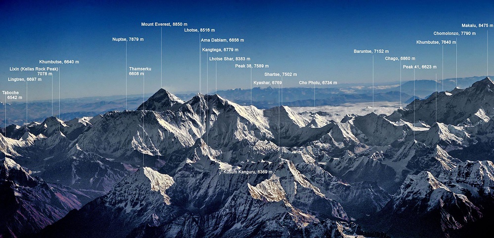 Mountains seen from Mountain Flight